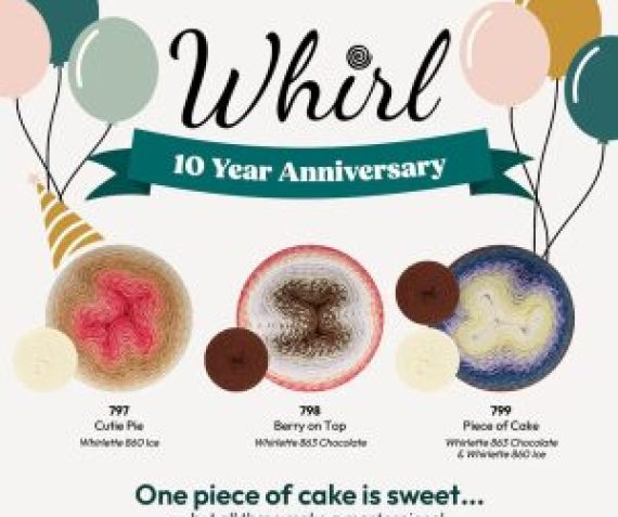 10 Jaar Scheepjes Whirl Nu bij de Wolman Celebration Cakes !!