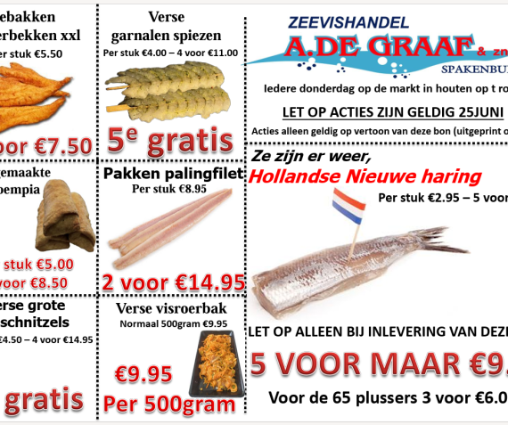 Hollandse Nieuwe haring & meer acties !