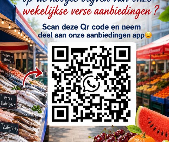 Ontdek iedere week onze aanbiedingen via WhatsApp