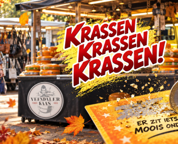 Krassen, krassen, krassen...het gebeurt op de markt!
