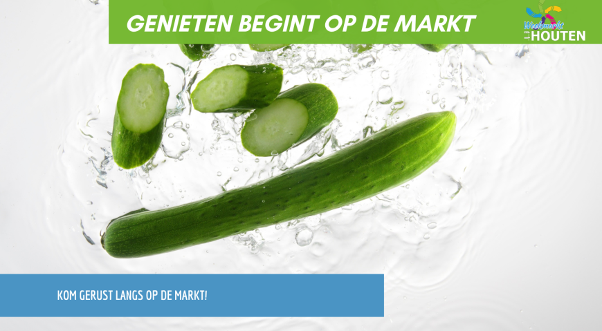 Komkommertijd? Dan hoor je op de markt te zijn!